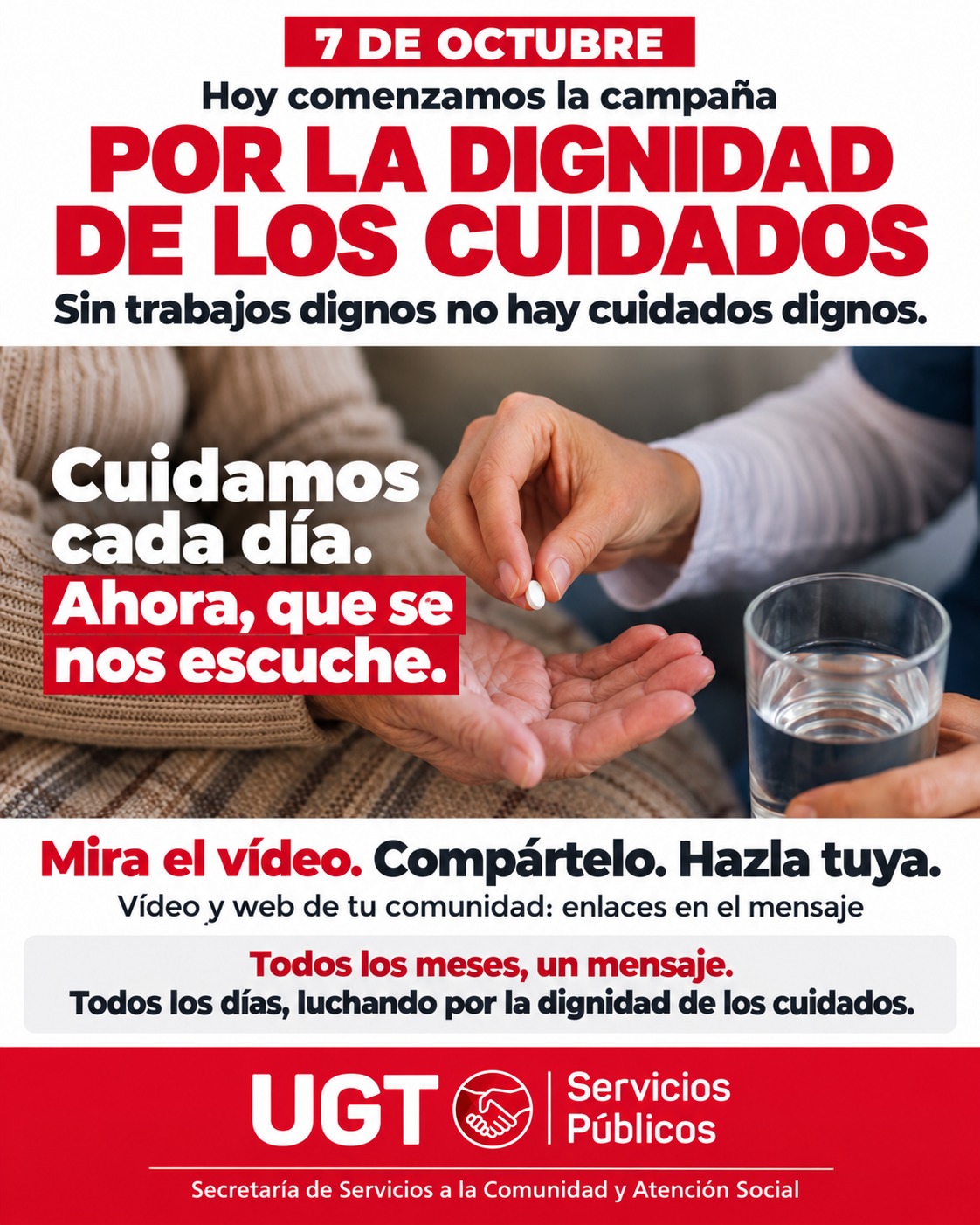Por la DIGNIDAD de los CUIDADOS