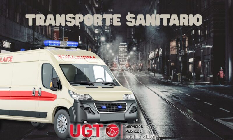 UGT pide NO prorrogar el contrato actual de transporte sanitario.